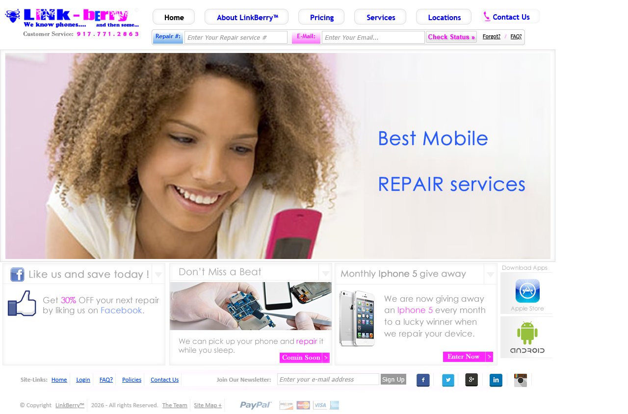 LinkBerry | NYC Cell Phone Repair. screenshot